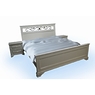 Кровать Бажена с кованным декором